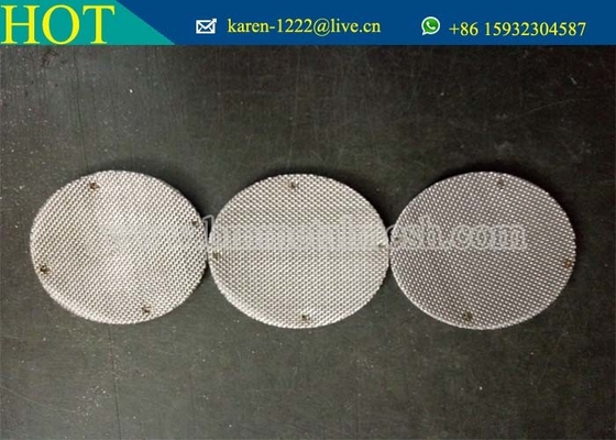 Factory Spot Welded Packs Extruder Screen Mesh Filter Disc,Recycling Plastic Screen Filters