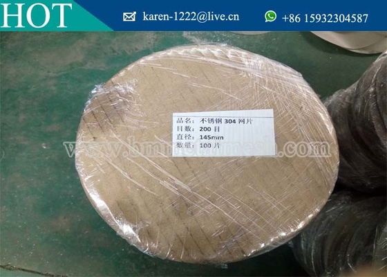 Stainless Steel Extruder Screen Round Filter Disc /Woven Wire Mesh Filter Disc