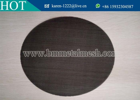 Mild Steel  Round Shape Extruder Screens For Filters,Dia 170mm Plain Weave Filter Discs