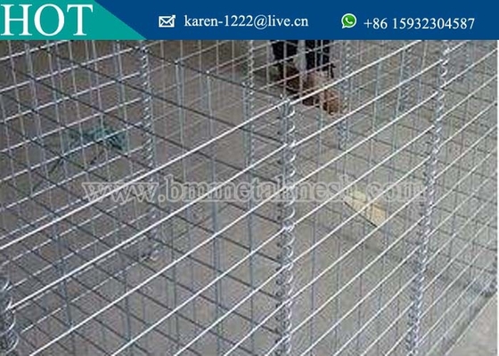 High Tensile Welded Gabion Terra Mesh/Gabion Box Military Vendor