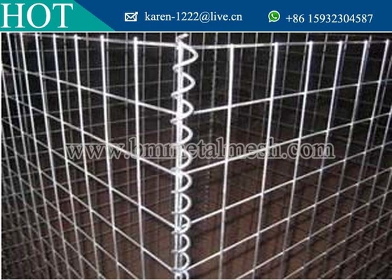 Hot Dip Galvanized Welded Gabion Wire Mesh Gabion Baskets For Sale
