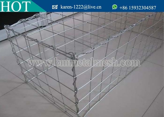 2x1x1M Galvanized Welded Gabion Baskets For Retaining Stone