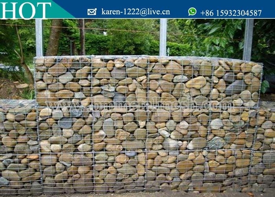 2x1x0.5M Hot Dip Galvanized Welded Gabion Wire Mesh Gabion Baskets For Sale