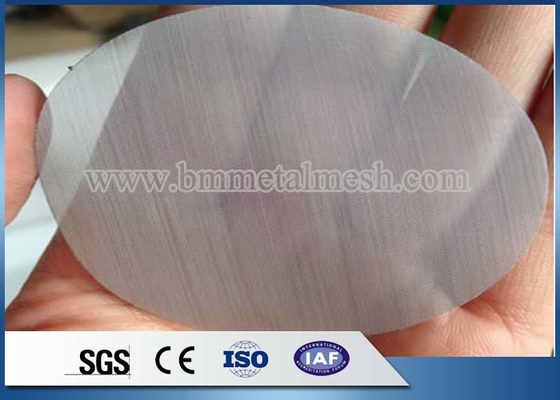 70 Micron Metal Mesh Filter Screens / Screen Filter Disc For PP PE Plastic Recycle