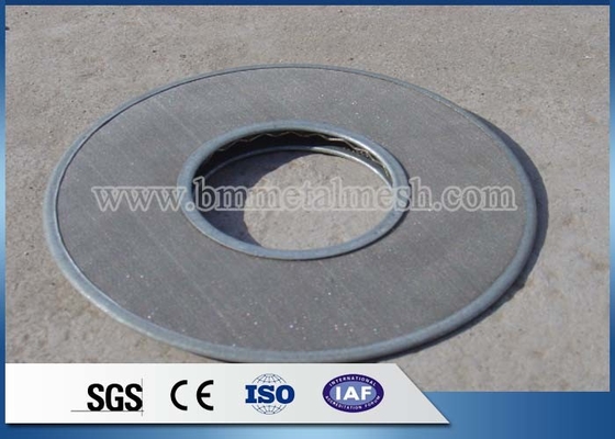 70 Micron Metal Mesh Filter Screens / Screen Filter Disc For PP PE Plastic Recycle