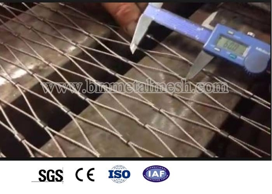 Flexible Stainless Steel X-Tend Cable Wire Rope Mesh (Facory,CE)