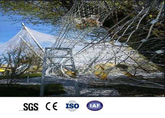 Factory High Tensile Stainless Steel Cable Mesh/Cable Webnet  For Zoo Exhibition