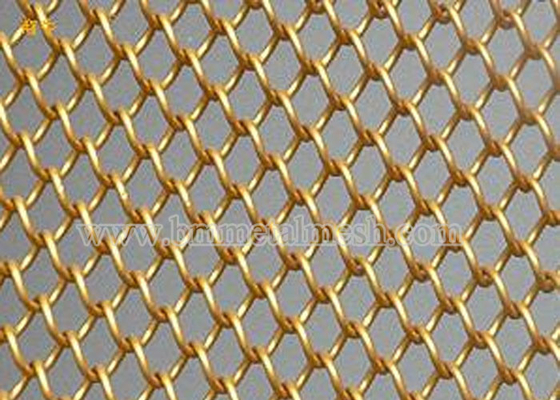 Gold Metallic Mesh Fabric Drapery Curtains