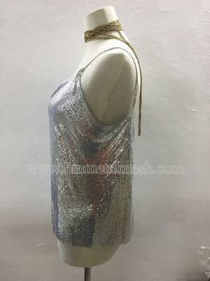 Garment Sequins Fabric Metal Mesh/Metal Cloth For Party Dress