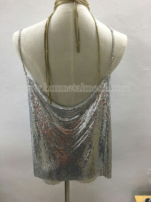 Garment Sequins Fabric Metal Mesh/Metal Cloth For Party Dress