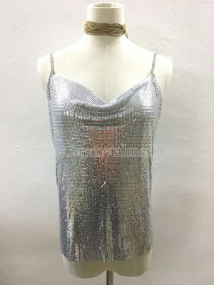 Garment Sequins Fabric Metal Mesh/Metal Cloth For Party Dress