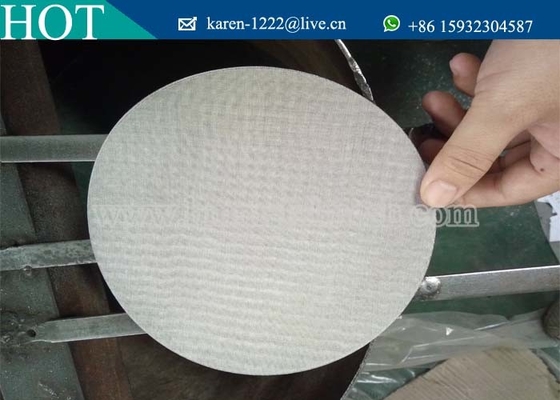 Stainless Steel Spot Welded Screen Mesh Filters For Extruder Machines