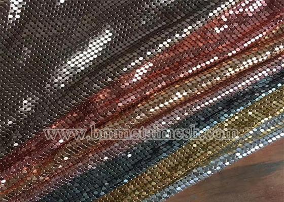 Customized Metal Sequin Mesh Fabric