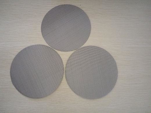 Extruder Screen Filter Mesh For LDPE Recycling Round 300Mm With Burning Clean