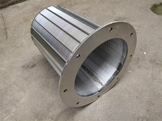 Factory Wedge Wire Screen For Tank Equipment, Johnson Resin Trap Filter With Flange