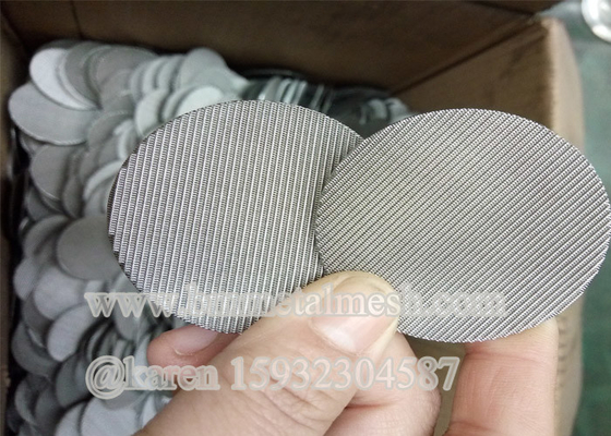 Circle extruder screen mesh filter for foaming machine diameter 45mm