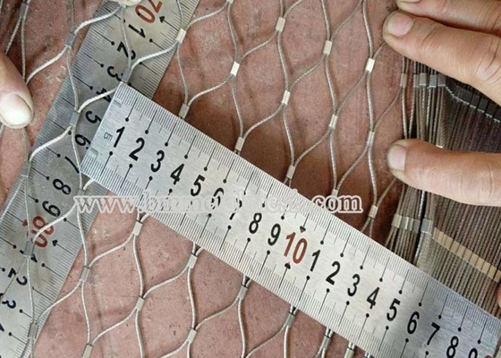 Aviary Mesh,Ferrule type rope mesh for zoo animal enclosure fence