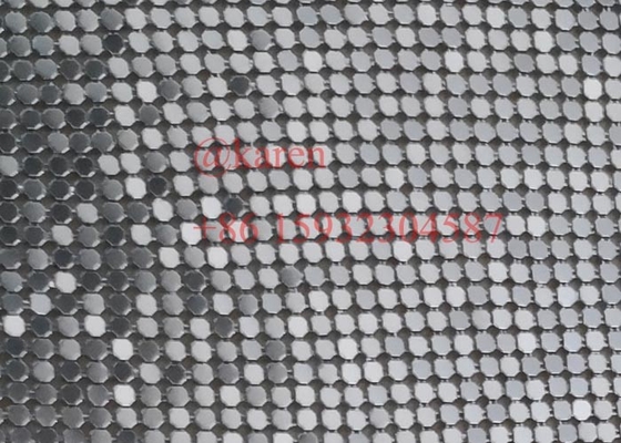 4mm Sequin Metal Mesh Fabric Cloth for Dress and shoes