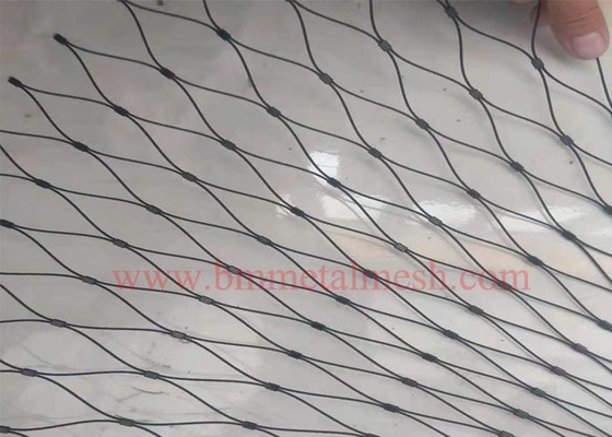 Black Oxide stainless steel wire rope net