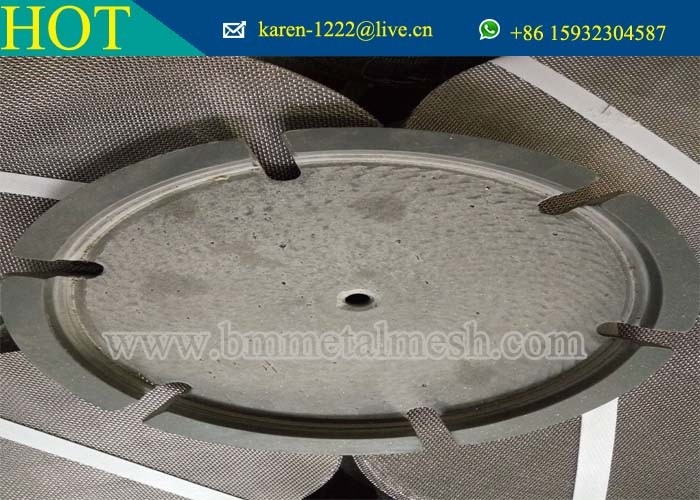 Stainless Steel Spot Welded Screen Mesh Filters For Extruder Machines