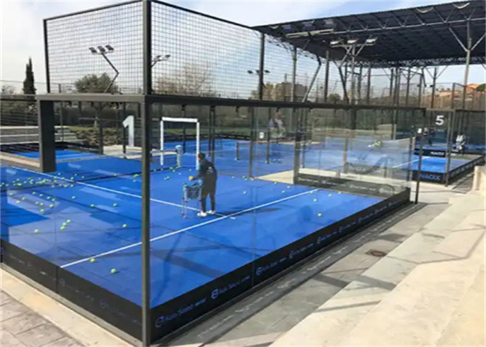 Factory Easy to Install Anti-Rust Top Quality Panoramic Padel Court Paddle Tennis Court