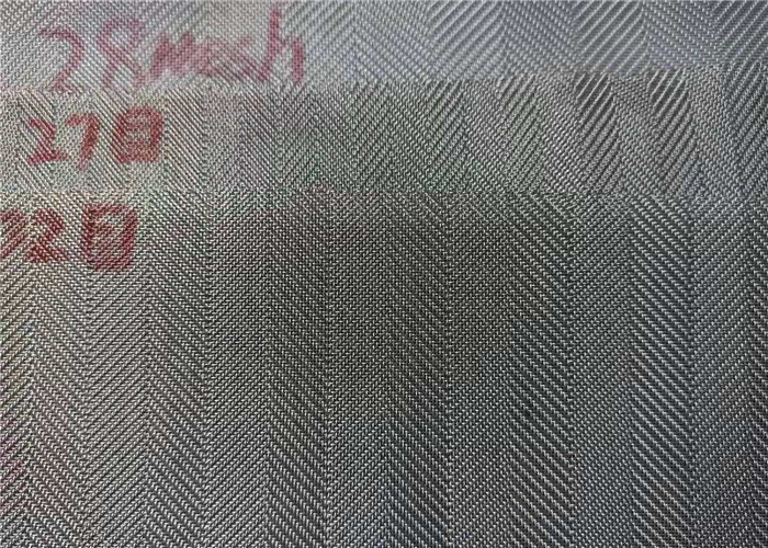 28Mesh 30Mesh  Steel HERRINGBONE MESH Filter Disc For Plastic Exreuder